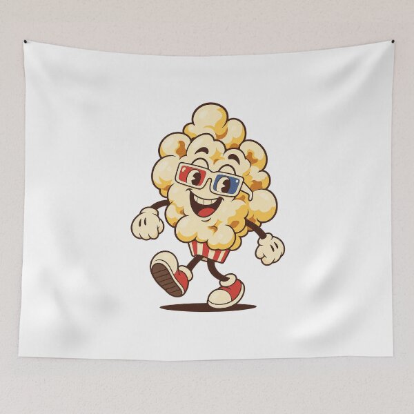 Item preview, Cheerful Popcorn Strolling To The Movies designed and sold by HoopeStylee.