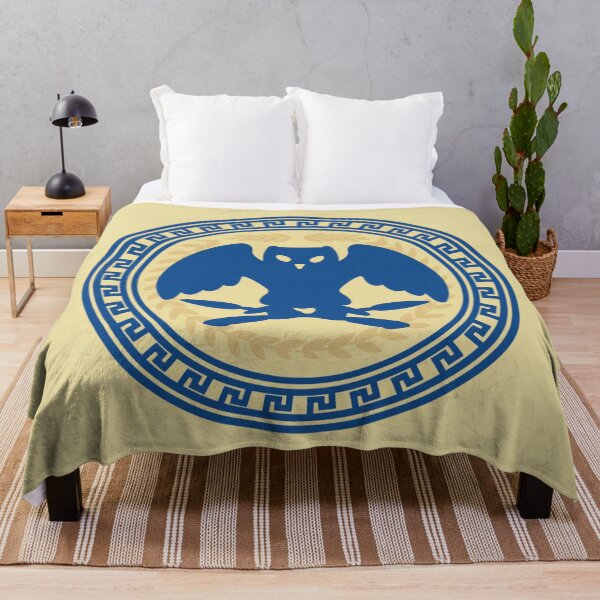 Item preview, Percy Jackson "Athena" Cabin Emblem (Yellow Background) designed and sold by jamierachelz.