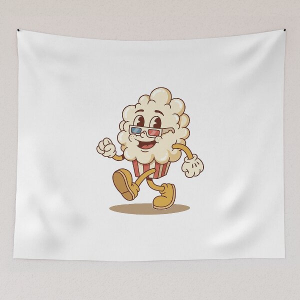 Item preview, Popcorn Walking With 3D Movie Glasses designed and sold by HoopeStylee.