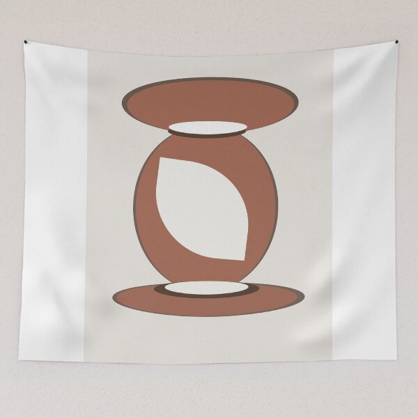 Item preview, Minimalist Terracotta Ceramic Vase Illustration designed and sold by Vernalyssmusse.