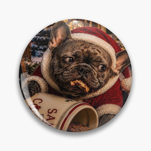 Item preview, Christmas French Bulldog – Naughty Is the New Nice designed and sold by FrenchiesMoneyEaters.