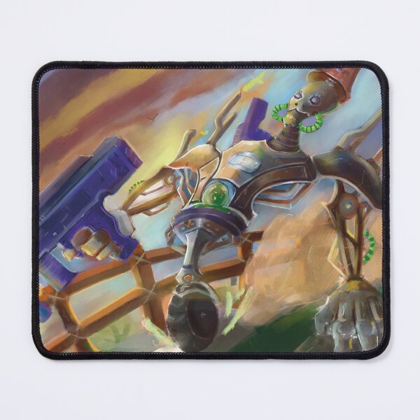 Item preview, Mechanical Wanderer — Sci-Fi Robot Splash Art designed and sold by dziargaj tattoo.