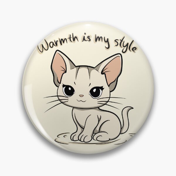 Item preview, Warmth Is My Style Cat designed and sold by Phyllya Design.
