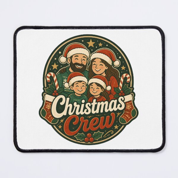 Item preview, Christmas Crew Christmas Family Holiday Gift designed and sold by KristenosNehk.