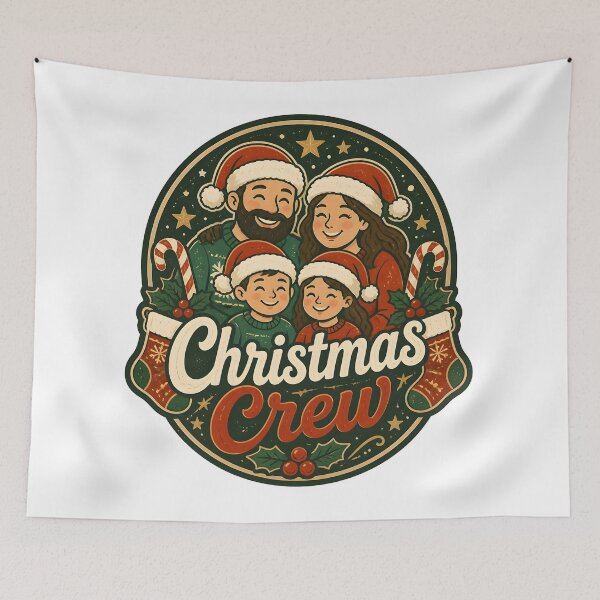 Item preview, Christmas Crew Christmas Family Holiday Gift designed and sold by KristenosNehk.