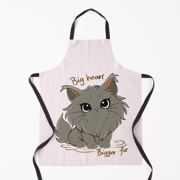 Item preview, Big Heart Bigger Fur Cat designed and sold by Phyllya Design.