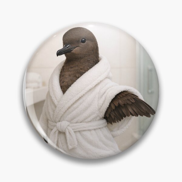 Item preview, Cozy Bathrobe Short-Tailed Shearwater designed and sold by Sillytoe.