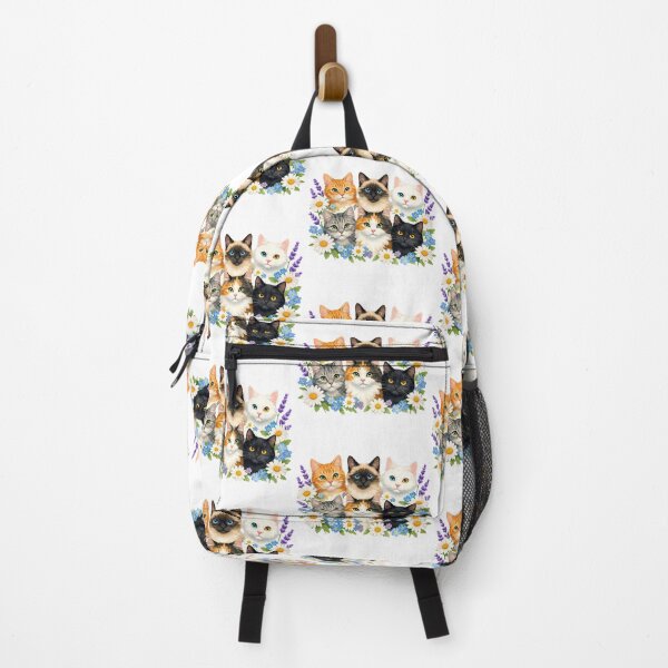 Item preview, Watercolor Cats and Flowers designed and sold by silviaol.