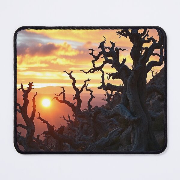 Item preview, Twisted Tree Colorful Sunset Art designed and sold by IntelliMindDesigns.
