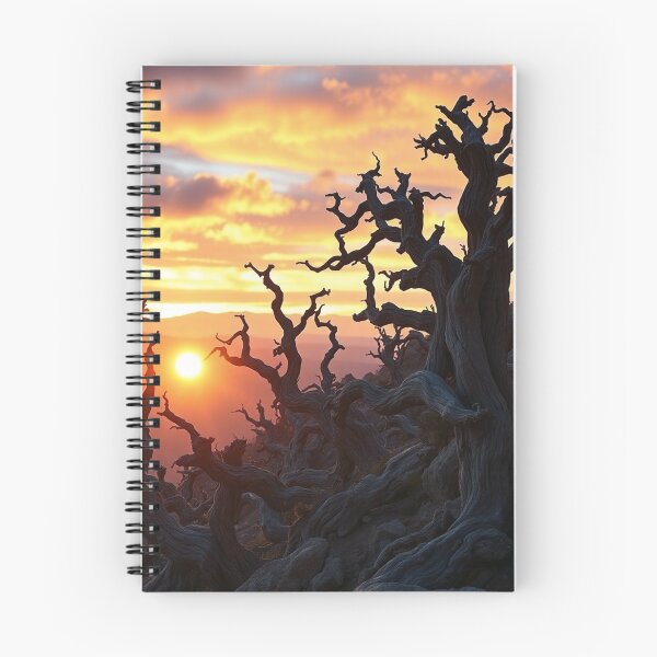 Item preview, Twisted Tree Colorful Sunset Art designed and sold by IntelliMindDesigns.