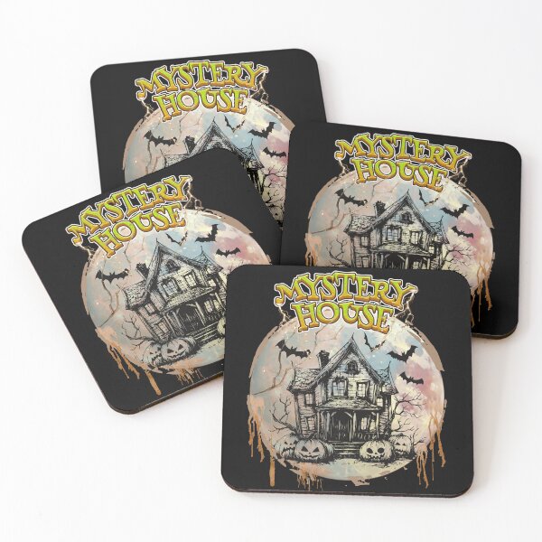 Item preview, Halloween Haunted House and Pumpkins designed and sold by Szpaku desart .