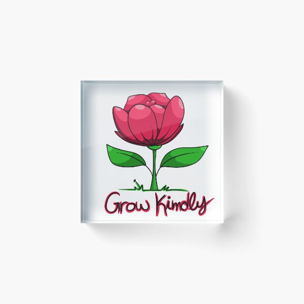 Item preview, Grow Kindly Flower designed and sold by Phyllya Design.