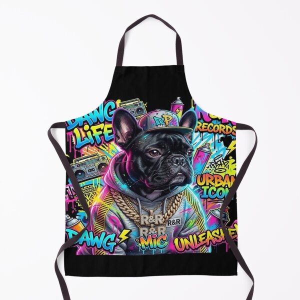 Item preview, Funny Hip Hop French Bulldog - Dawg Life Urban Icon designed and sold by FrenchiesMoneyEaters.