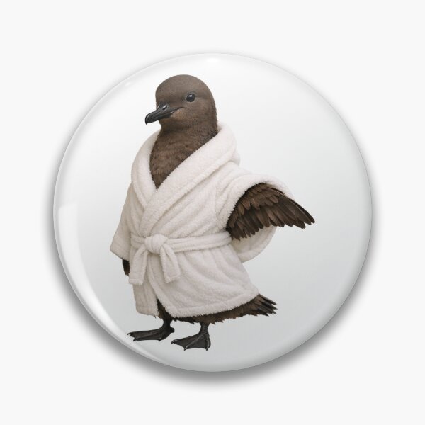 Item preview, Relaxing Bathrobe Short-Tailed Shearwater designed and sold by Sillytoe.