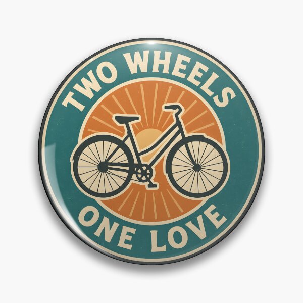 Item preview, Two Wheels One Love Retro Bicycle Cycling Enthusiast Bike designed and sold by Photo-Sphere101.
