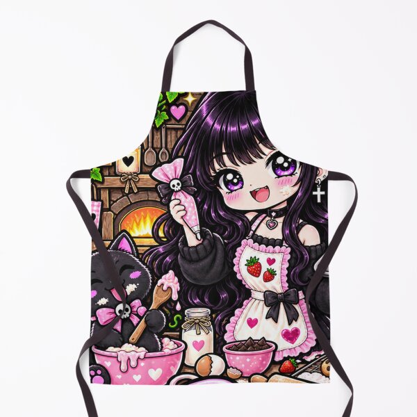 Item preview, Baked With Love Goth Girl Sticker designed and sold by AnnekeJordaan.