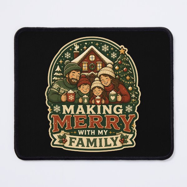 Item preview, Making Merry With My Family Christmas Family Holiday Gift designed and sold by KristenosNehk.
