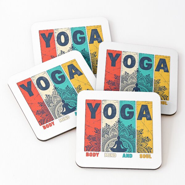 Item preview, Yoga Body Mind Soul Meditation Spiritual Sticker designed and sold by Atum&Art.