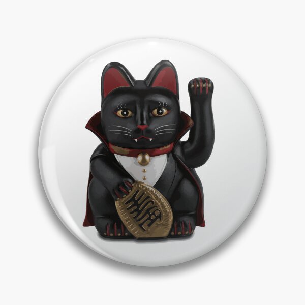 Aperçu de l'œuvre Dracula, le chat porte-bonheur créée et vendue par CFTBLshop.