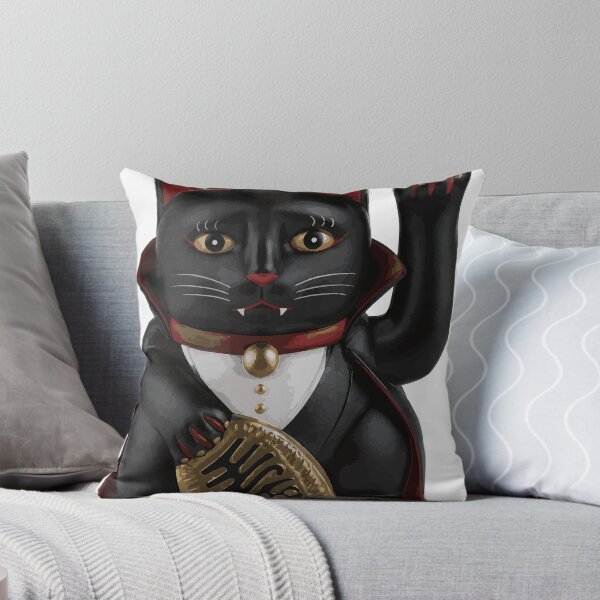 Item preview, Lucky Cat Dracula designed and sold by CFTBLshop.
