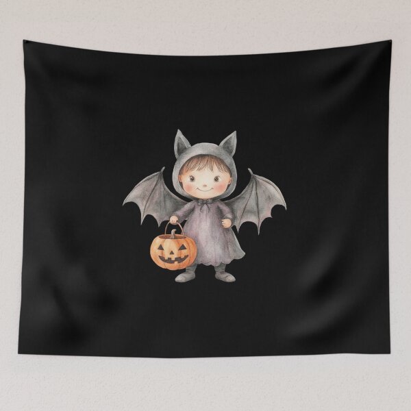Item preview, Adorable Child in Bat Costume designed and sold by foundthenat.