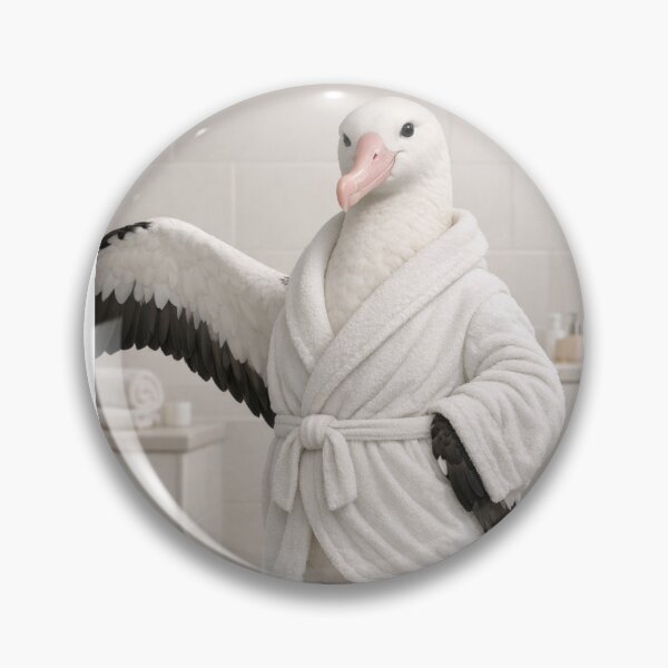 Item preview, Cozy Bathrobe Wandering Albatross designed and sold by Sillytoe.