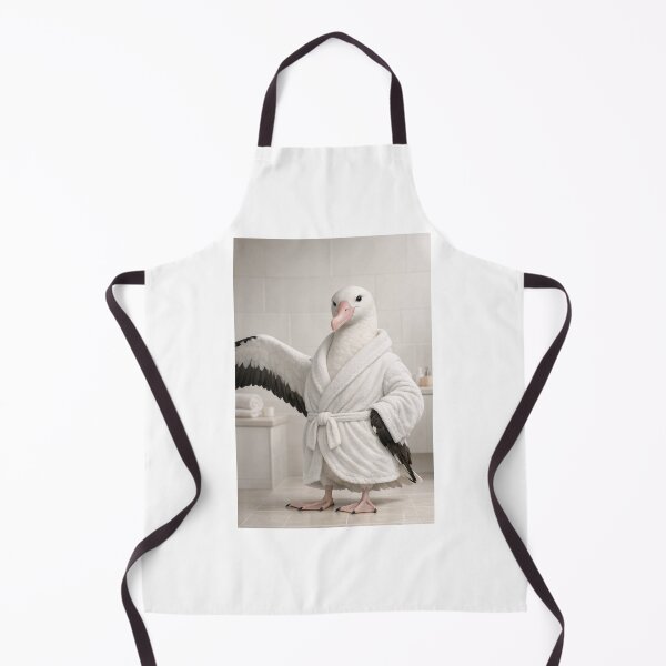 Item preview, Cozy Bathrobe Wandering Albatross designed and sold by Sillytoe.