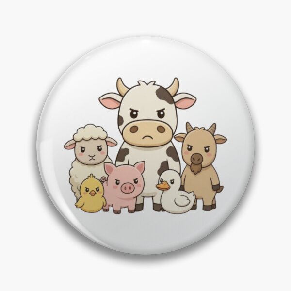 Item preview, Cute Farm Animals – Rustic Country Farm Art designed and sold by Designflex90.