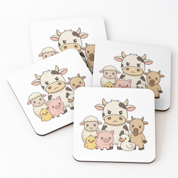 Item preview, Cute Farm Animals – Rustic Country Farm Art designed and sold by Designflex90.