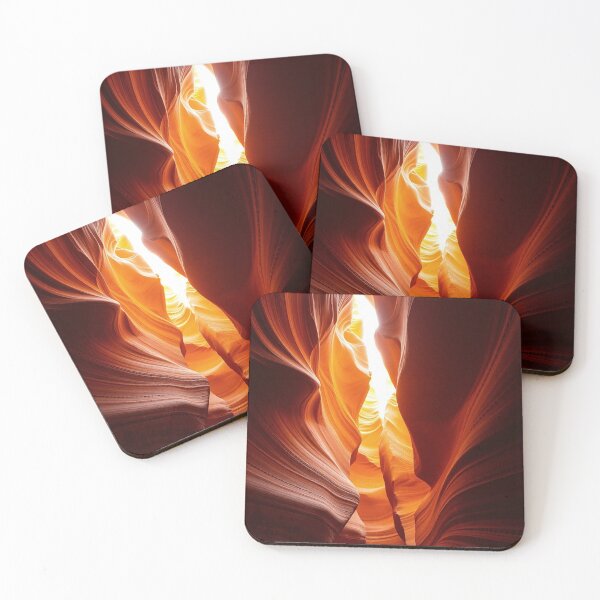 Item preview, Warm Slot Canyon Light Rays Art designed and sold by IntelliMindDesigns.