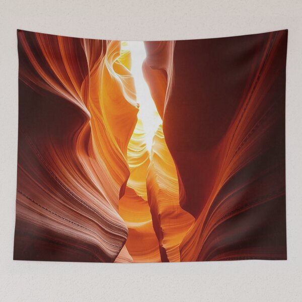 Item preview, Warm Slot Canyon Light Rays Art designed and sold by IntelliMindDesigns.