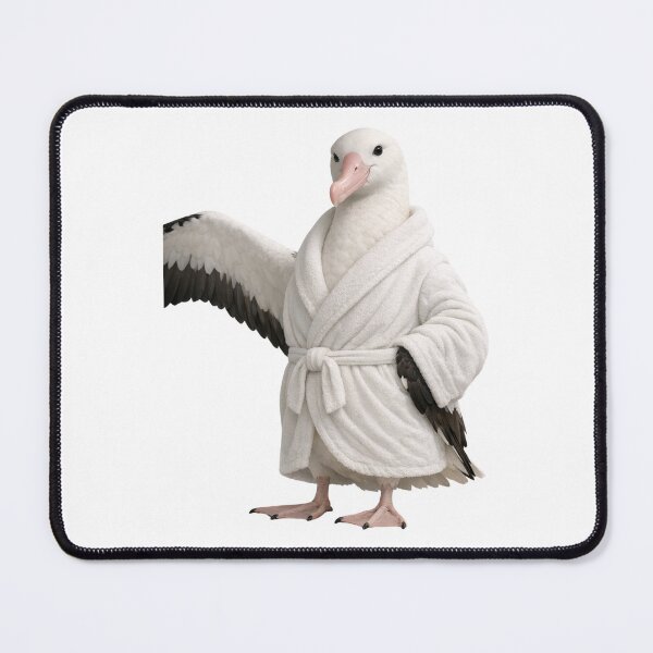 Item preview, Relaxing Bathrobe Wandering Albatross designed and sold by Sillytoe.