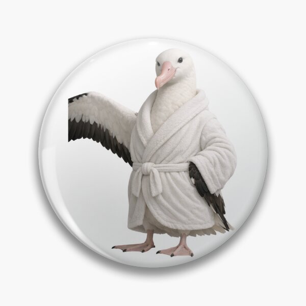 Item preview, Relaxing Bathrobe Wandering Albatross designed and sold by Sillytoe.