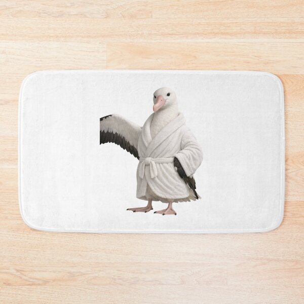 Item preview, Relaxing Bathrobe Wandering Albatross designed and sold by Sillytoe.