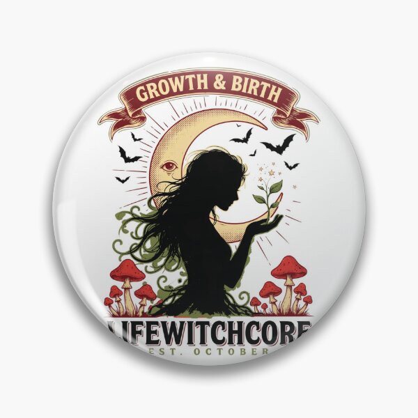 Item preview, Growth and Birth Lifewitchcore Halloween Design Graphic Tee v1 designed and sold by DarylWelsh2024.