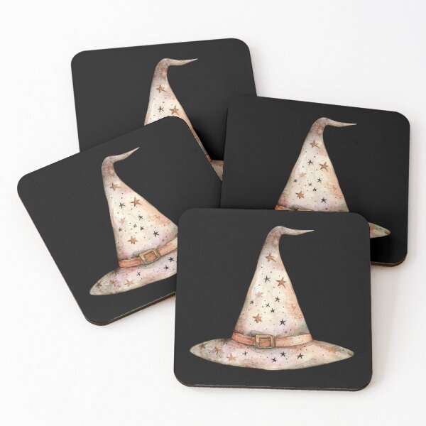 Item preview, Starry Witch Hat on Dark Background designed and sold by foundthenat.