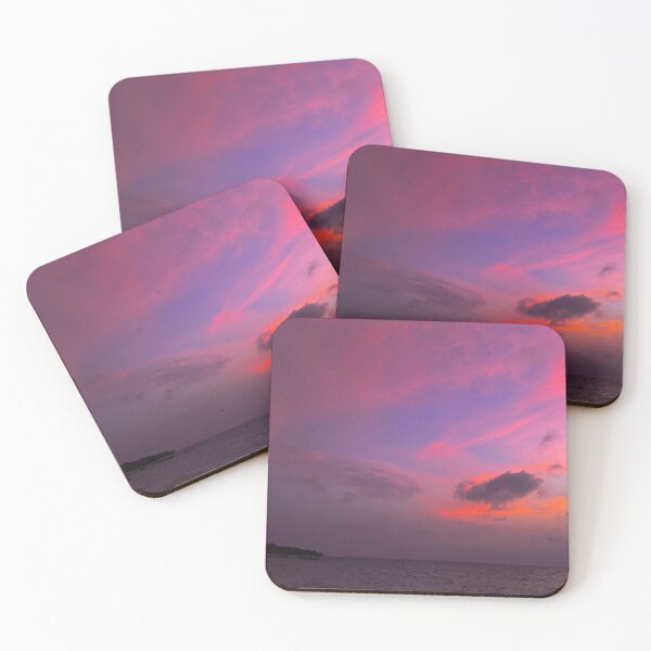 Item preview, Pink Sky Over Coastal Shoreline designed and sold by Seen.by.Christine.