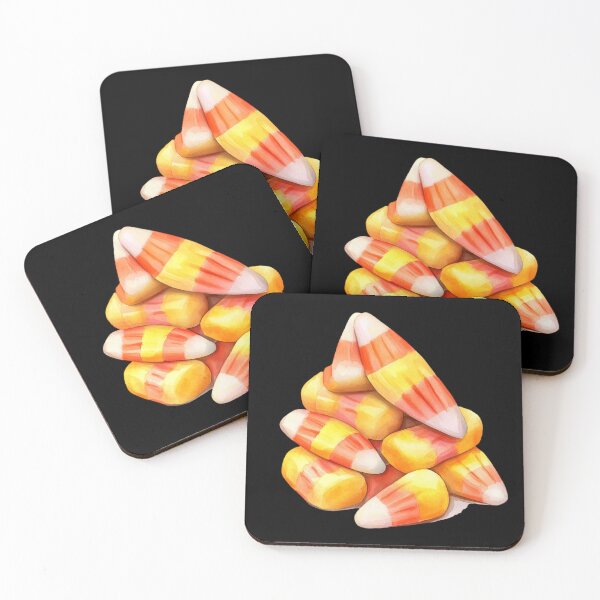 Item preview, Pile of Candy Corn on Black designed and sold by foundthenat.