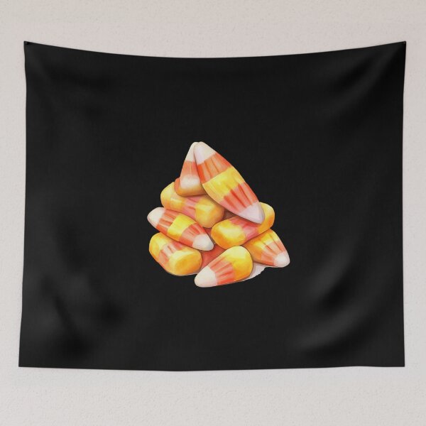 Item preview, Pile of Candy Corn on Black designed and sold by foundthenat.