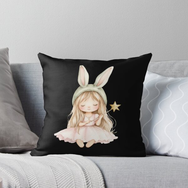 Item preview, Girl with Bunny Ears and Star Wand designed and sold by foundthenat.