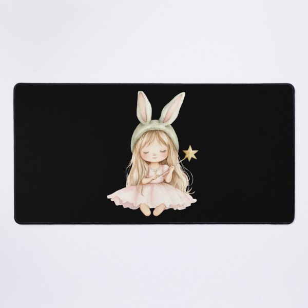 Item preview, Girl with Bunny Ears and Star Wand designed and sold by foundthenat.