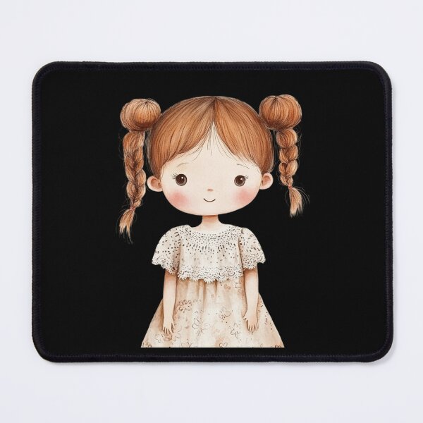 Item preview, Cute Girl with Braided Hair designed and sold by foundthenat.