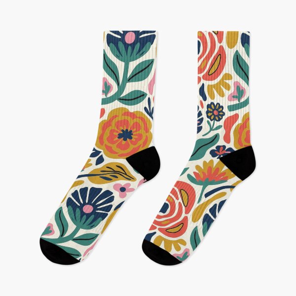 Item preview, Modern Nordic floral pattern designed and sold by Piktart.