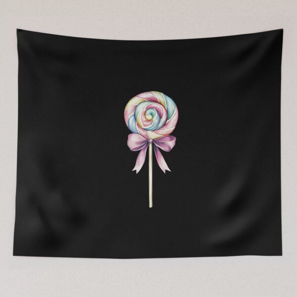 Item preview, Colorful Swirl Lollipop with Ribbon designed and sold by foundthenat.