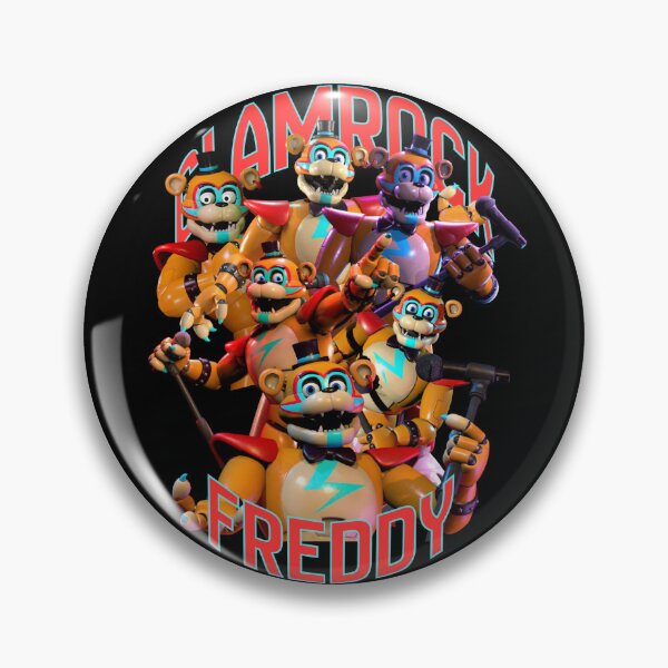Item preview, Glamrock Freddy with blue text designed and sold by Jara  Palis.