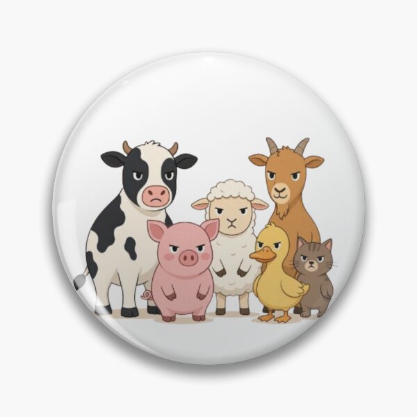 Item preview, Cute Farm Animals – Rustic Country Farm Art designed and sold by Designflex90.