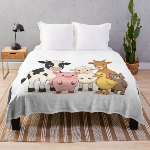 Item preview, Cute Farm Animals – Rustic Country Farm Art designed and sold by Designflex90.