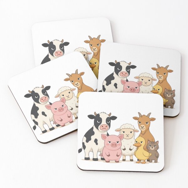 Item preview, Cute Farm Animals – Rustic Country Farm Art designed and sold by Designflex90.