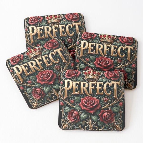 Item preview, Perfect Royal Golden Crown Red Roses Baroque designed and sold by FruitDramaClub.