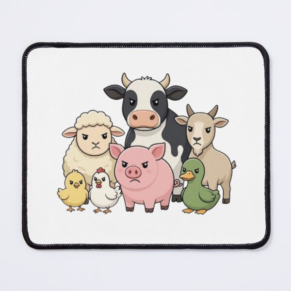Item preview, Cute Farm Animals – Rustic Country Farm Art designed and sold by Designflex90.